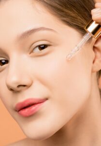 GIRL DOING SKINCARE